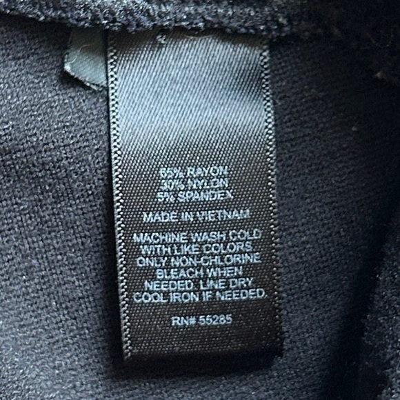 Express Black Super High Waisted Essential Full Length Leggings Size SP - Picture 6 of 9